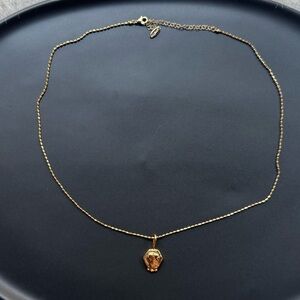 NWOT Anthropologie Gold Pendant Necklace